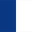 Bandeira de cor azul e branca