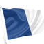 Bandeira de cor azul e branca