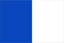 Blue & White Handwaver Flag