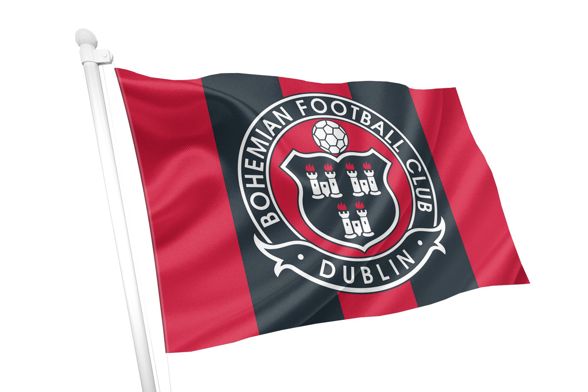 Club Flags Design Bohemians Football Club Flag - High-Quality Knitted Polyester Flag for ...
