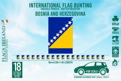 Bosnia and Herzegovina Flag Bunting