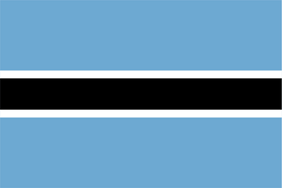 Nationalflagge Botswanas