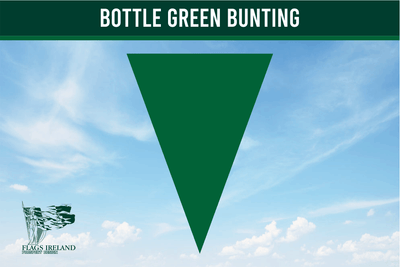 Bottle Green Colour Bunting
