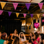 Bride To Be Party Decoration with Bunting and balloons.