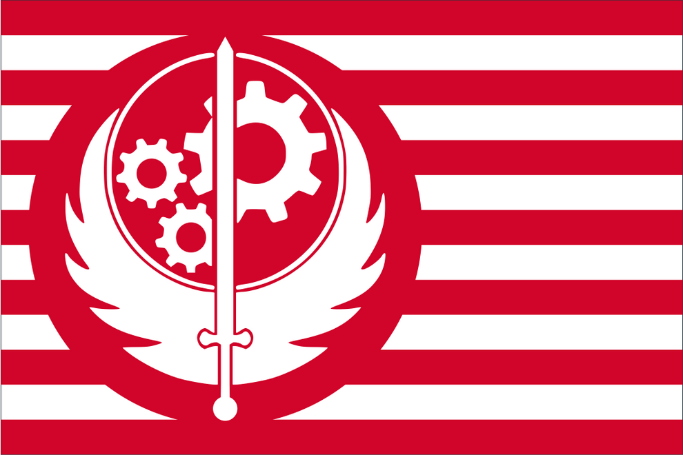 Brotherhood of Steel Flag | Fallout Faction Flag | Irish Made – Flags ...
