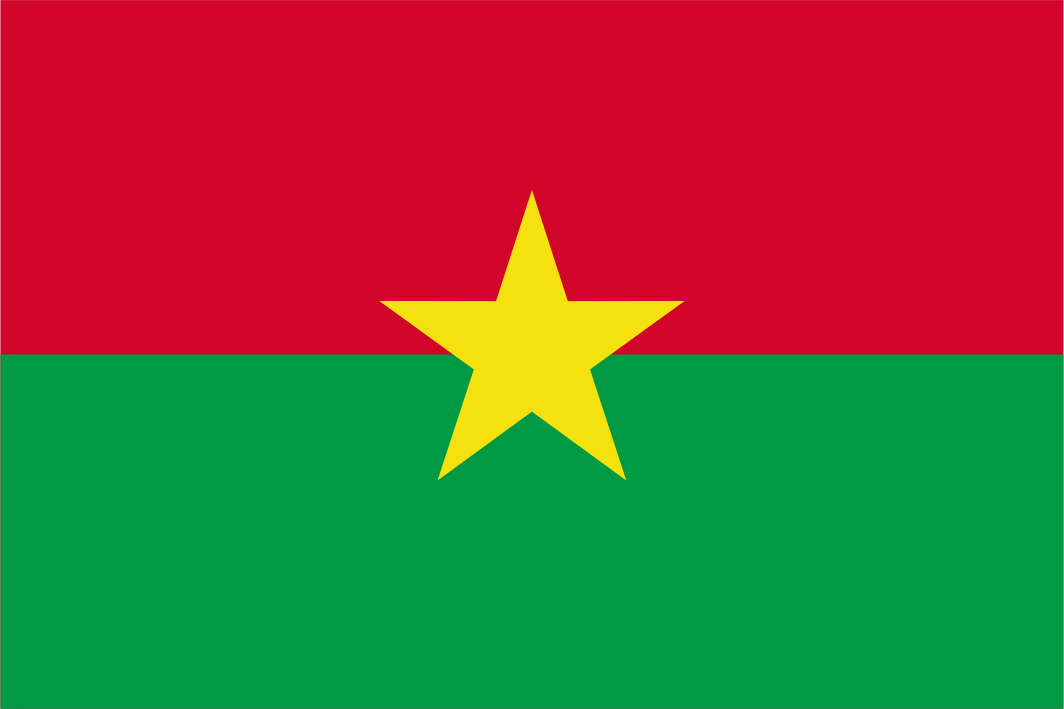 Nationalflagge Burkina Fasos