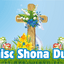 Cáisc Shona Duit(Happy Easter) Floral Cross Flag
