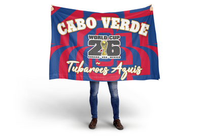 Cape Verde World Cup 2026 Football Supporter Flag