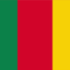 Green, Red and Golden Yellow Coloured Flag
