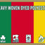 Bandeira de cor verde, vermelha e amarela dourada