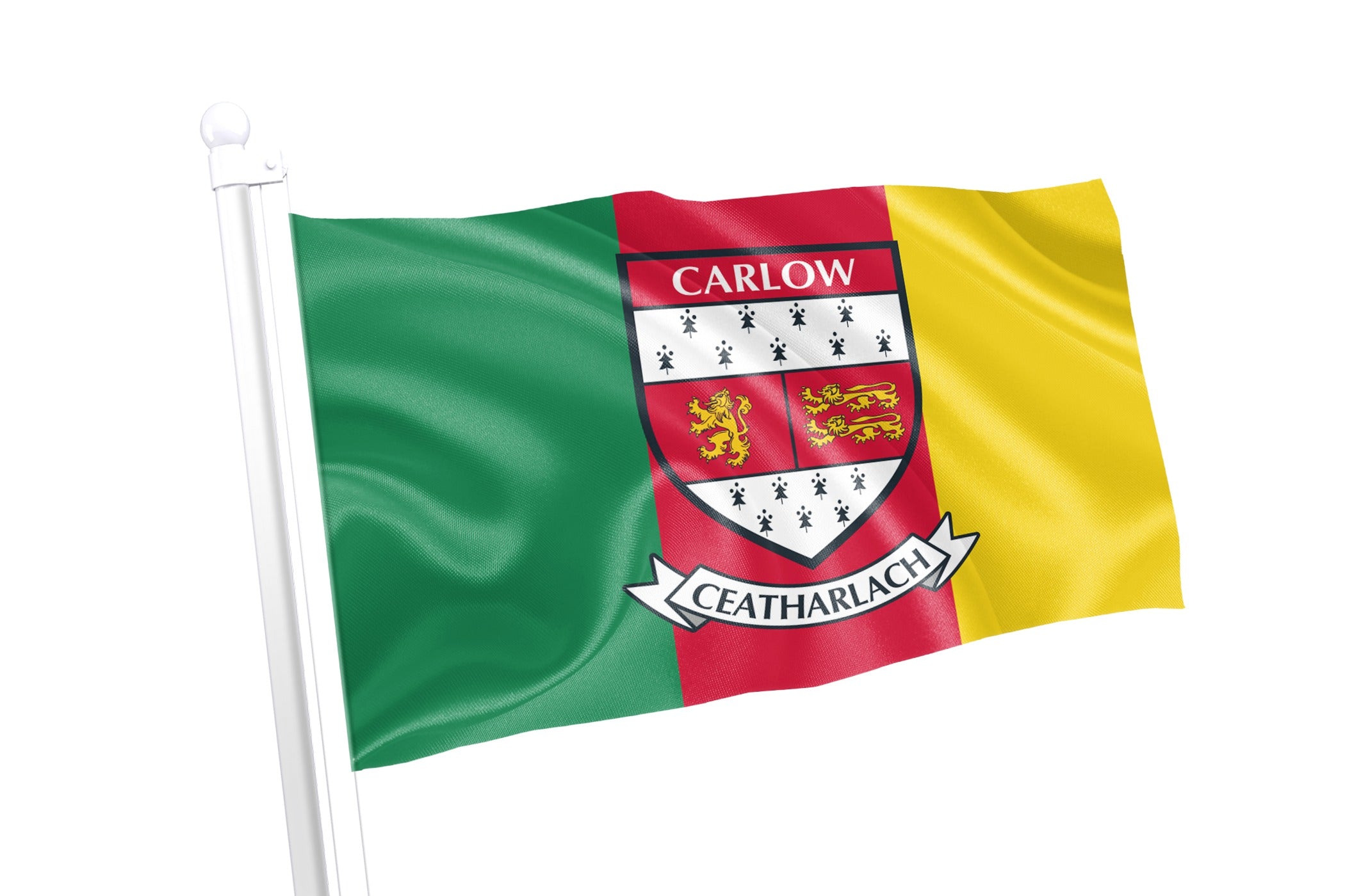 Carlow County Crest Flag – Flags Ireland Prospect Design