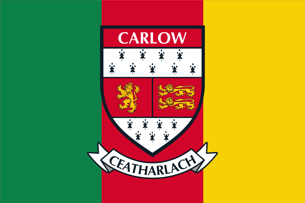 Carlow County Crest Handwaver Flags