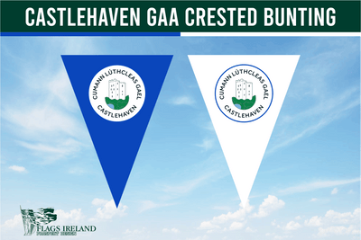 Bunting com crista GAA do condado de Cork