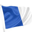 Blue & White Coloured Flag