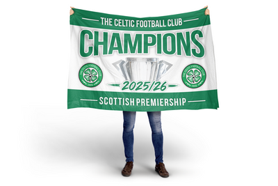 Celtic Football Club Scottish League Winners Flag 2025/26