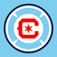 Chicago FC Logo with a red 'C' and star on a blue background