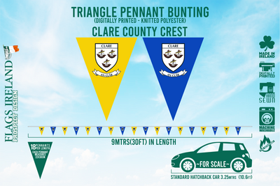 Wappenflagge des Clare County