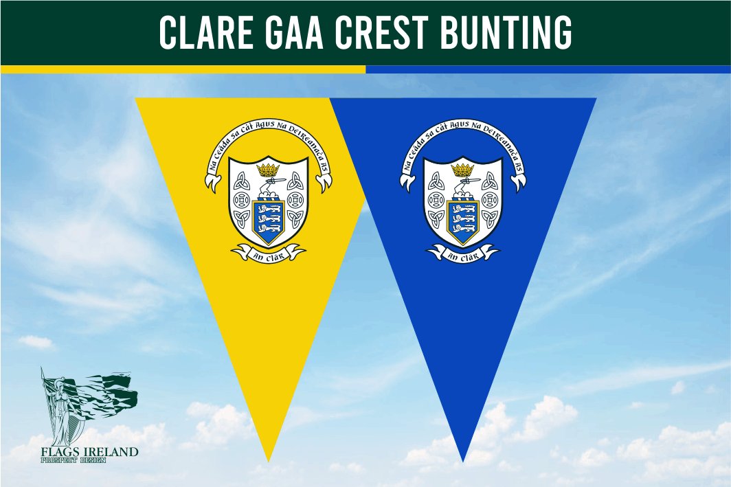 Clare GAA Crest Bunting