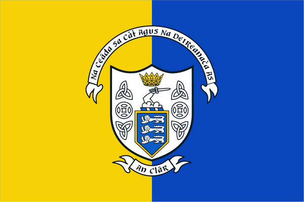 Clare GAA Crest Flag