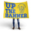 Clare GAA ''Up The Banner'' Crest Flag