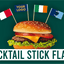 Ireland Cocktail Stick Flag (Pack of x 10)