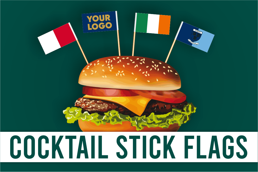 Ireland Cocktail Stick Flag (Pack of x 10)