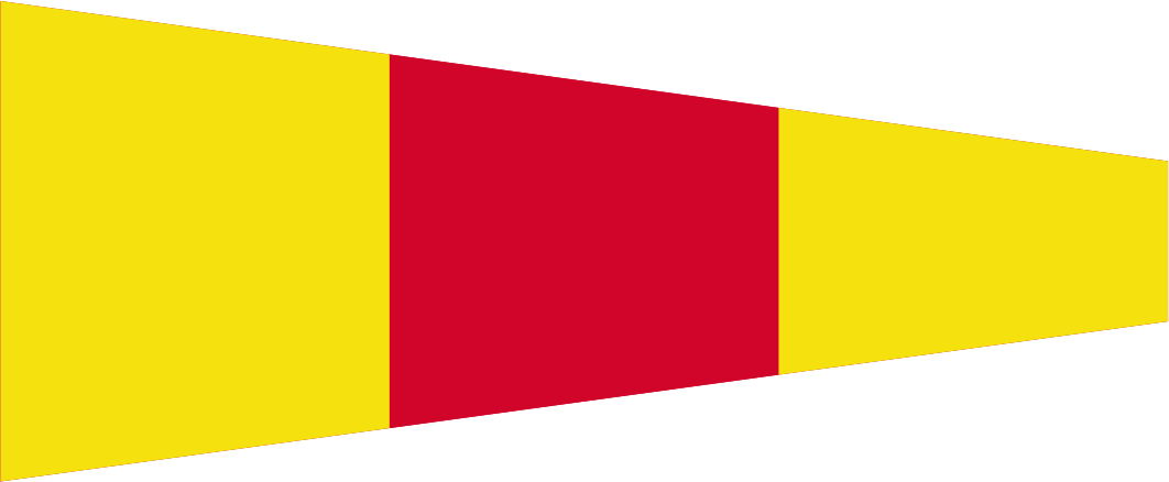 Numeral Pennant Code 0 (zero) Flag