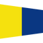 Numeral Pennant Code 5 Flag