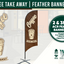 Coffee Take Away - Feather Banner Kit (2mtr & 3mtr)