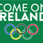 Come On Ireland Olympic Flag - Green