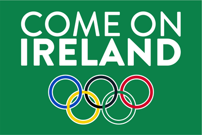 Come On Ireland Olympic Flag - Green