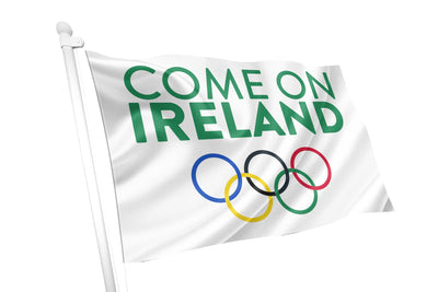 Come On Ireland Olympic Flag - White