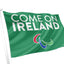 Bandeira com crista de rugby da Irlanda