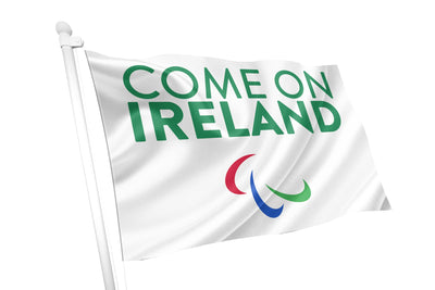 Come On Ireland Paralympic Flag - White