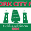 Cork City FC logo with green ship and towers on a white background