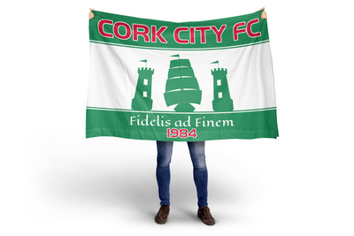 Cork City FC Fidelis ad Finem 1984 Flag