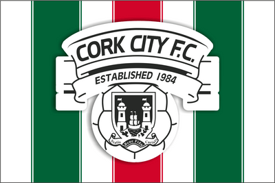 Cork City FC Retro 1994 Crest Flag