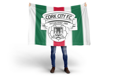 Cork City FC Retro 1994 Crest Flag