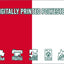 Red & White Coloured Flag
