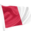 Red & White Coloured Flag