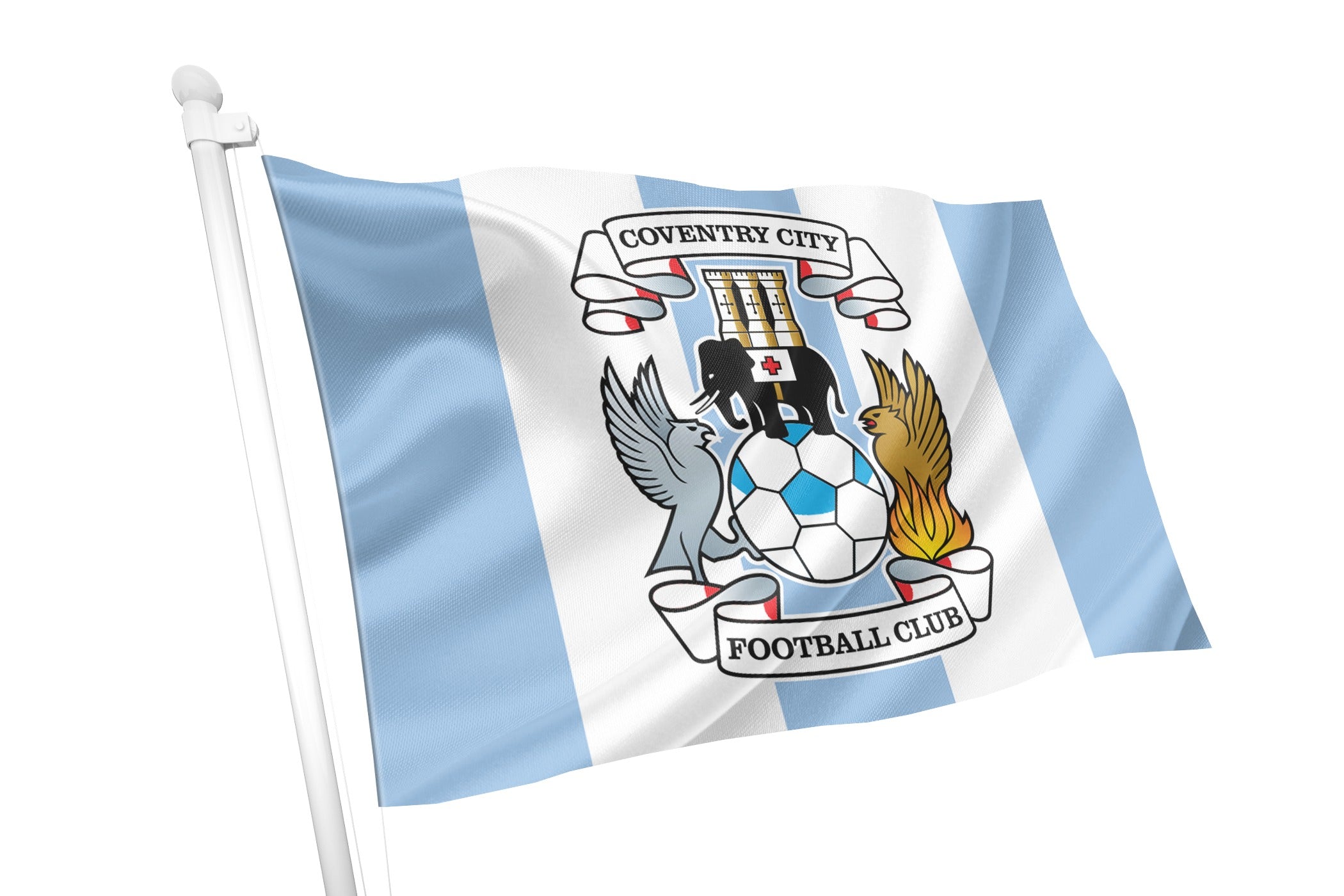 Coventry City Football Club Flag - High-Quality Knitted Polyester Flag ...