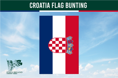 Wimpelkette mit Kroatien-Flagge