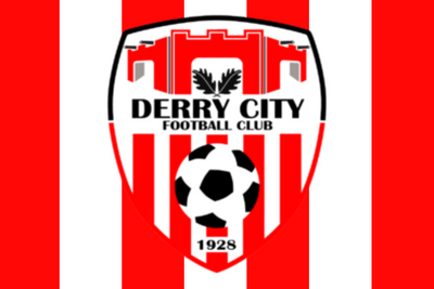 Derry City Football Club Stripped Flag