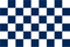 Dark Blue & White Chequered Handwaver Flag