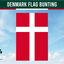 Denmark Flag Bunting