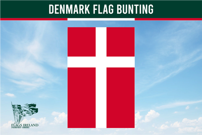 Wimpelkette mit dänischer Flagge