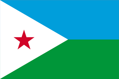 Dschibuti-Nationalflagge