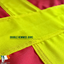 Double Hemmed joins used with our woven heavy polyester flags.