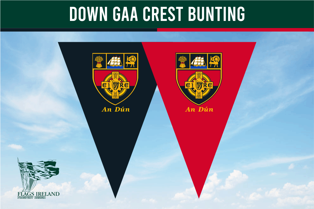 Down GAA Crest Bunting