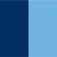 Dark(Dark Royal) & Light(Azure) Blue Coloured Flag